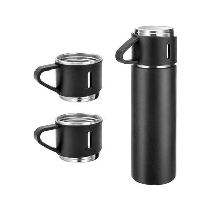 Stainless Steel Water Bottle-Insulated Vacuum Coffee 3 Mug Set