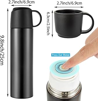 Stainless Steel Water Bottle-Insulated Vacuum Coffee Signle Mug